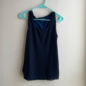 Royal blue sparkle tank top